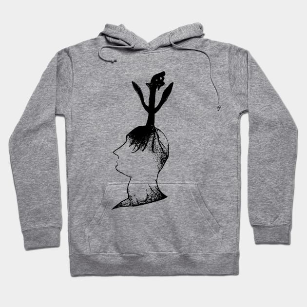 Thinker-Head Hoodie by sequoya